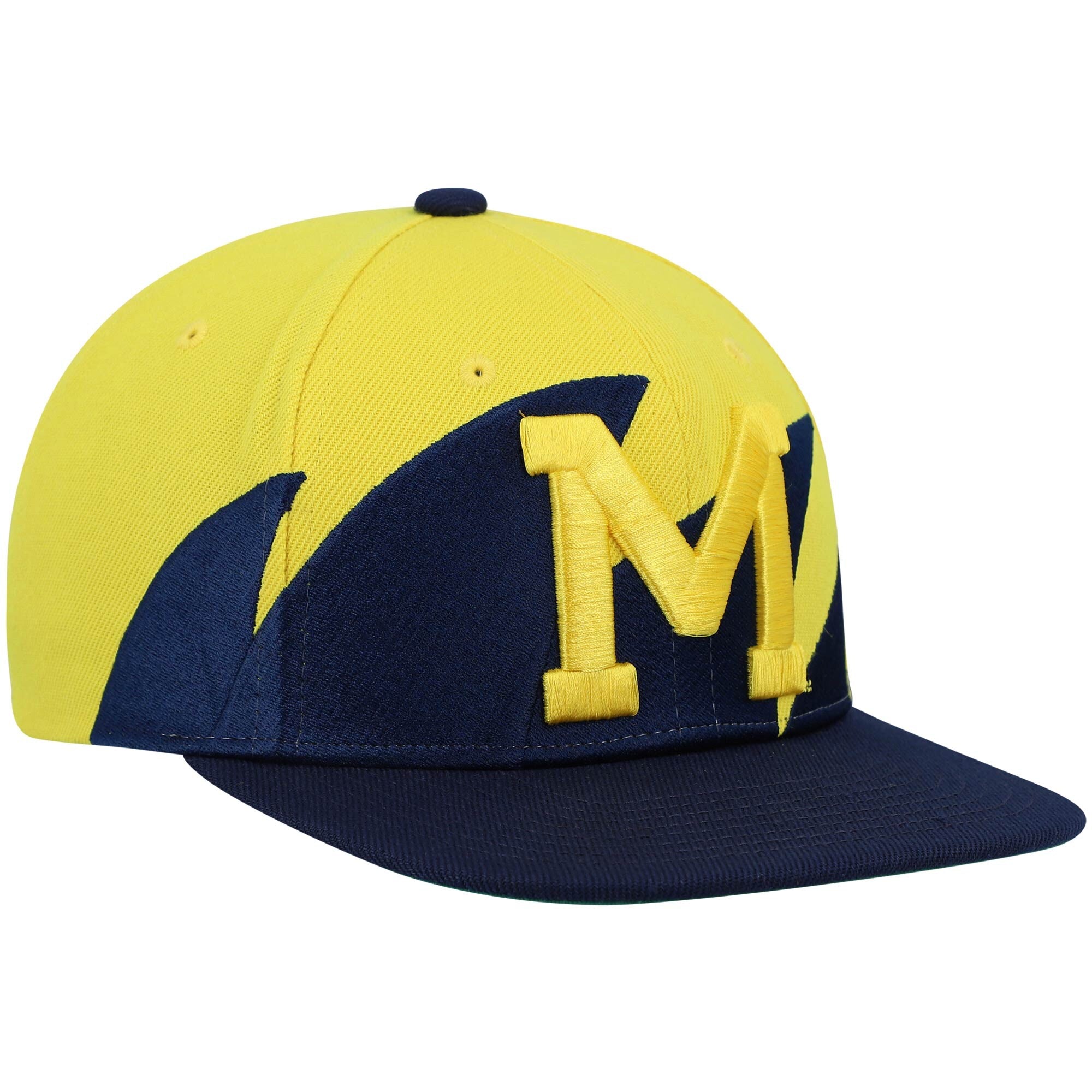 [HHSS3304-UMIYYPPPYWNY] MENS NCAA MICHIGAN WOLVERINES SHARKTOOTH SNAPBACK