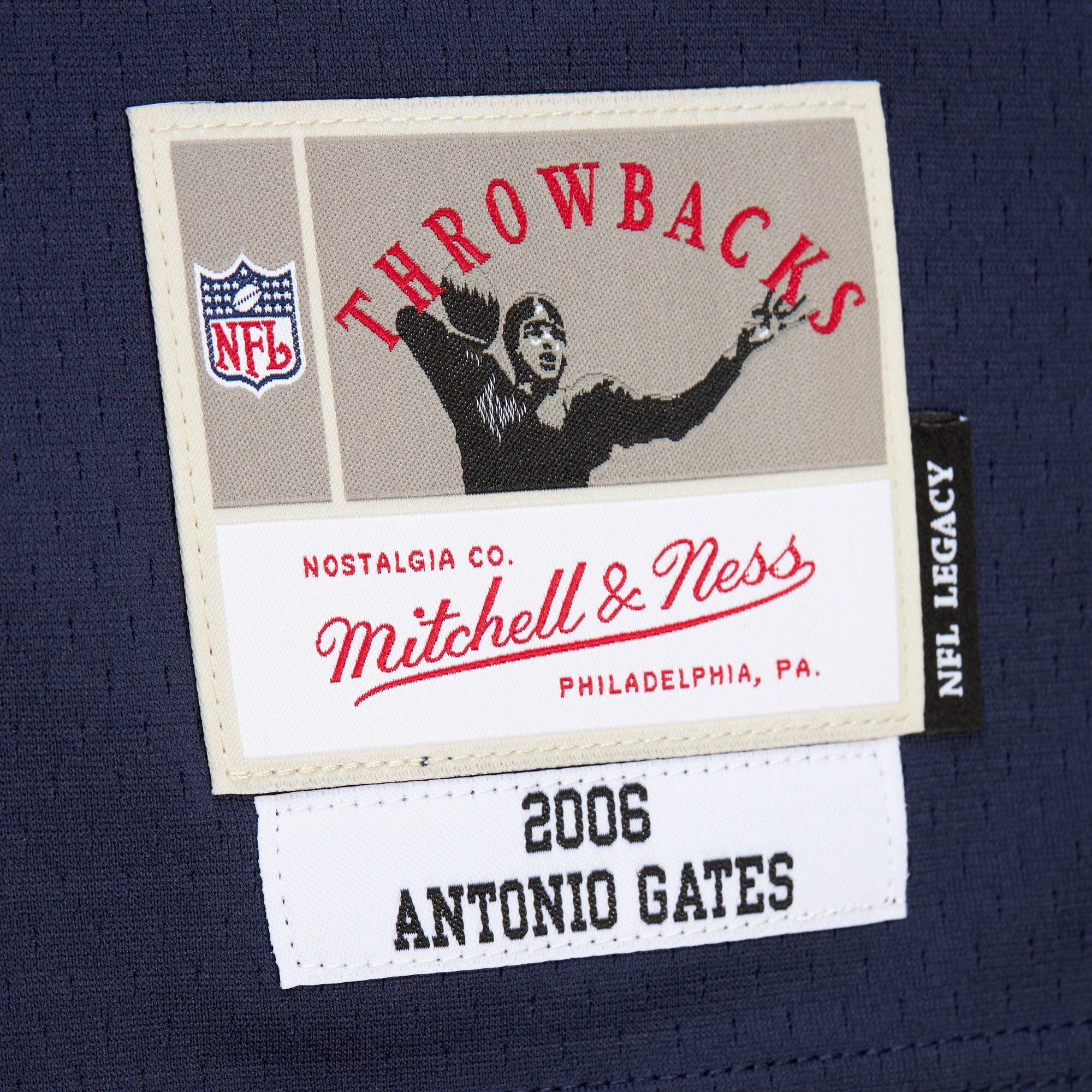 MENS MITCHELL & NESS NFL DARK JERSEY CHARGERS 2006 ANTONIO GATES
