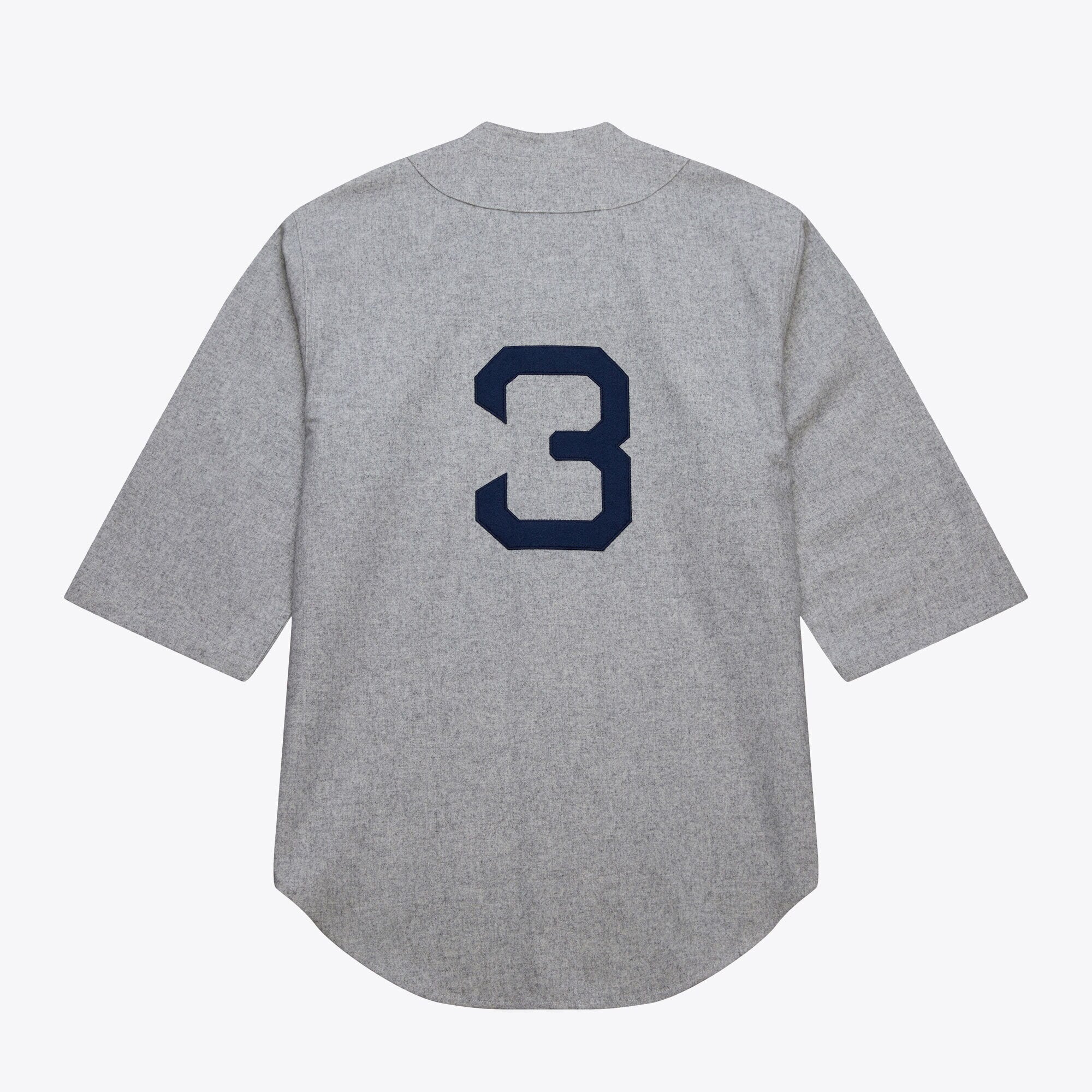 MENS MITCHELL & NESS MLB GREY JERSEY YANKEES 1929 BABE RUTH