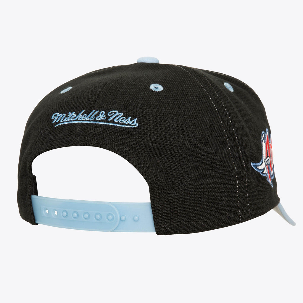 MENS MITCHELL & NESS MLB OVERBITE PRO SNAPBACK COOP ANGELS