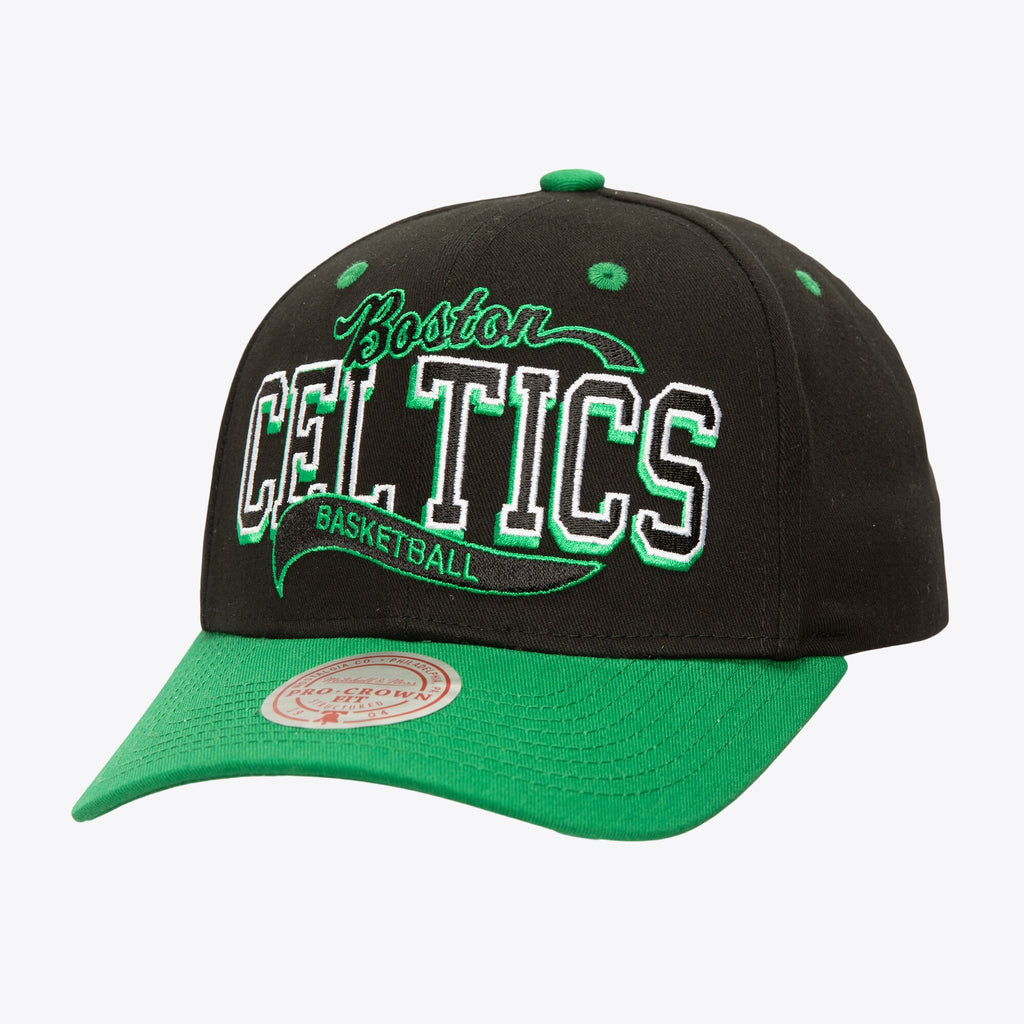 MENS MITCHELL & NESS NBA BLOCK SWEEP PRO SNAPBACK CELTICS