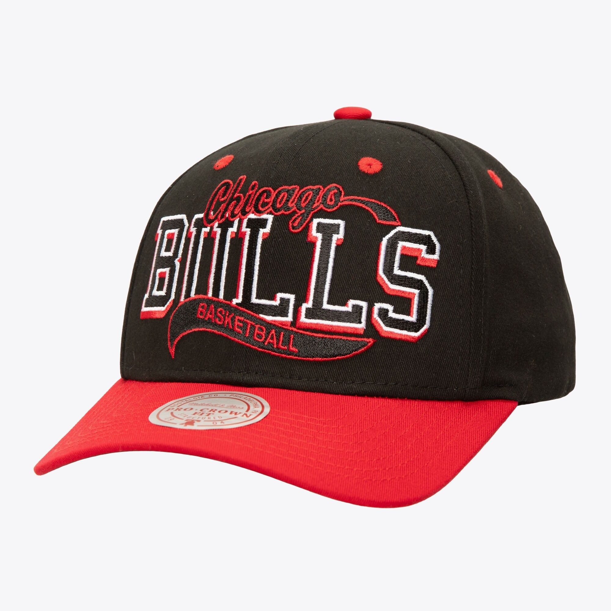 MENS MITCHELL & NESS NBA BLOCK SWEEP PRO SNAPBACK BULLS