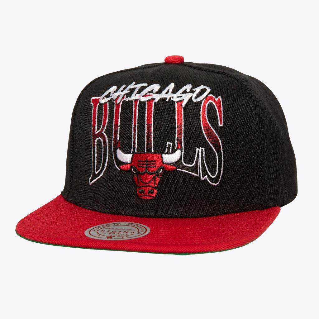 Mens Mitchell & Ness NBA RISE UP SNAPBACK BULLS