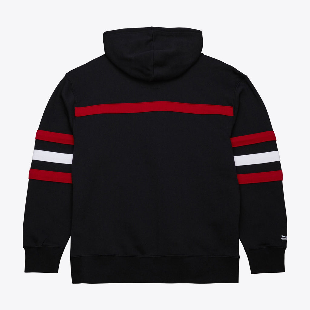 Mens Mitchell & Ness NBA HEAD COACH HOODIE VINTAGE LOGO BULLS