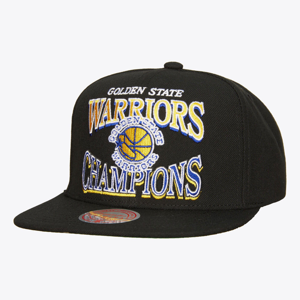 MENS MITCHELL & NESS NBA CHAMPIONS ERA SNAPBACK HWC WARRIORS