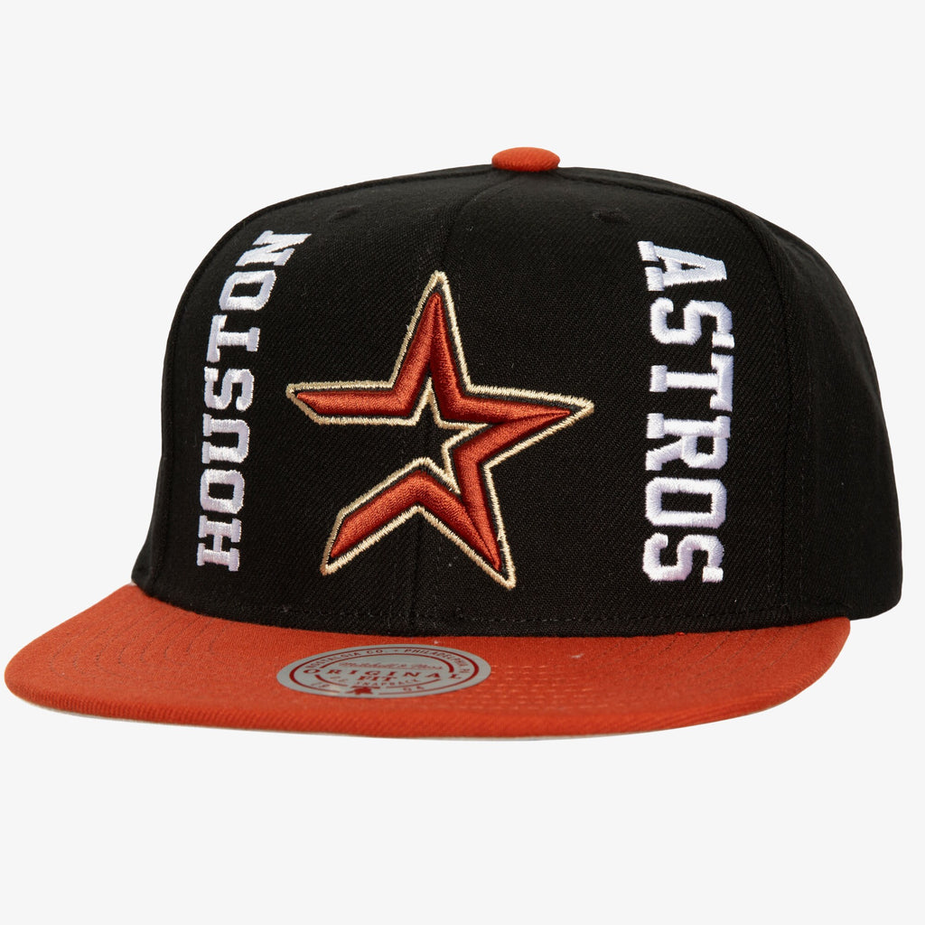 Mens Mitchell & Ness MLB BANNERS UP SNAPBACK COOP ASTROS