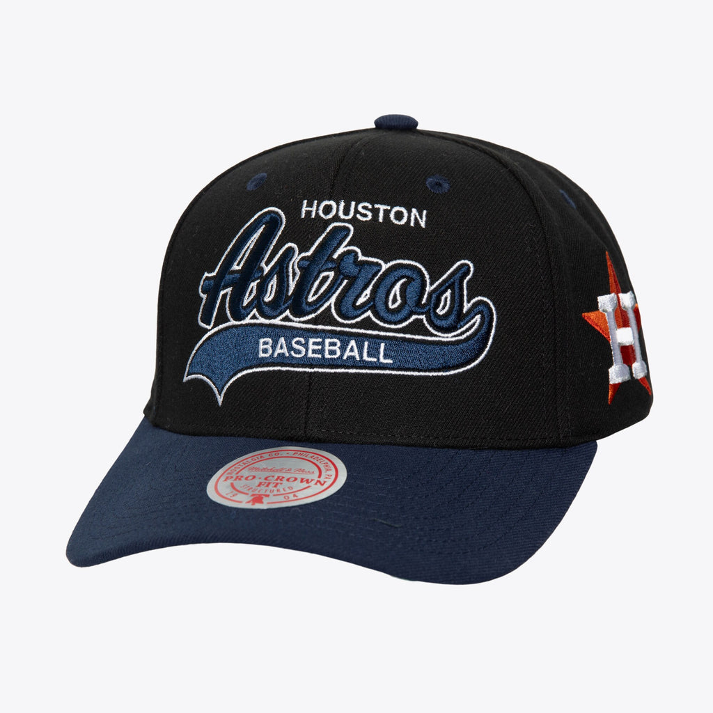 MENS MITCHELL & NESS MLB TAILSWEEP 2.0 PRO SNAPBACK ASTROS - BLACK