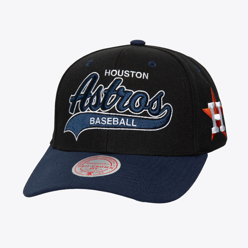MENS MITCHELL & NESS MLB TAILSWEEP 2.0 PRO SNAPBACK ASTROS - BLACK