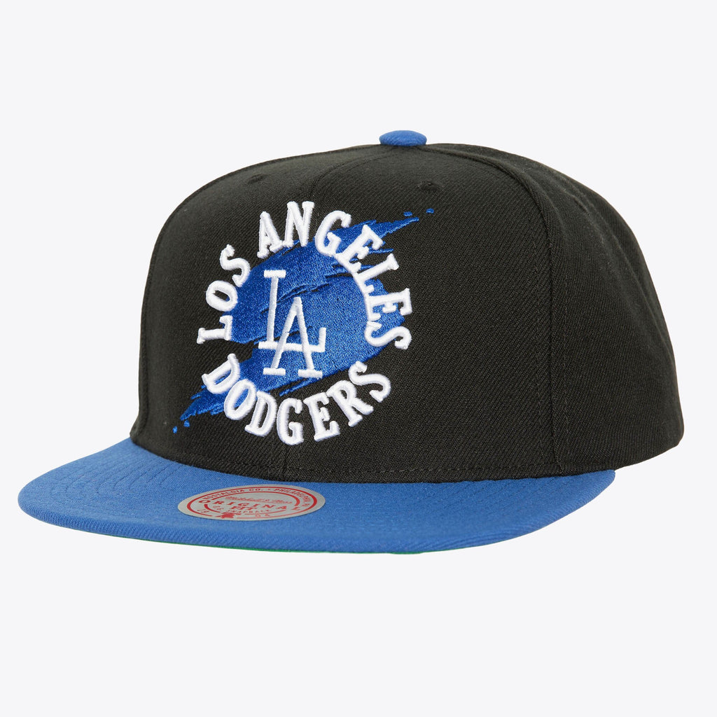 MENS MITCHELL & NESS MLB CIRCLE SPLASH SNAPBACK COOP DODGERS