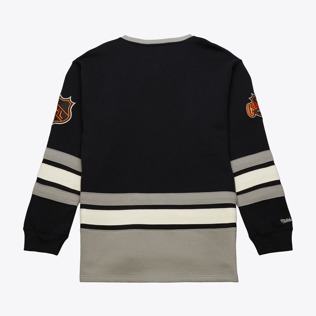 MENS MITCHELL & NESS NHL HERITAGE LACE-UP CREW VINTAGE LOGO KINGS