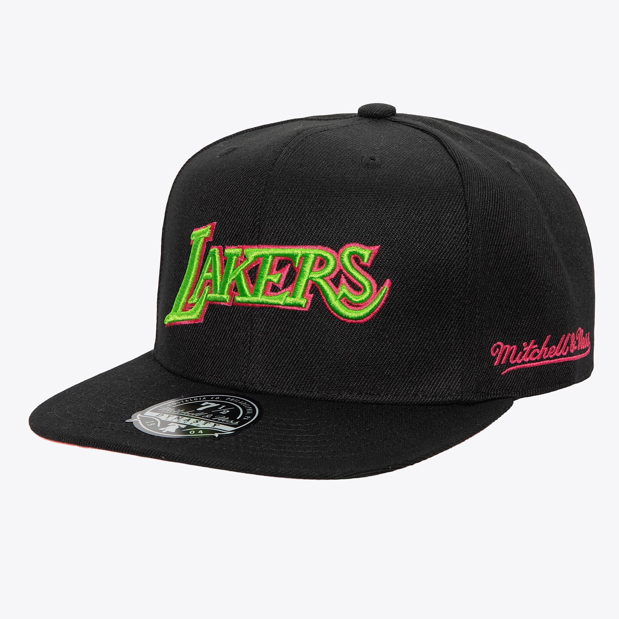 Mens Mitchell & Ness NBA COLOR BOMB FITTED HWC LAKERS