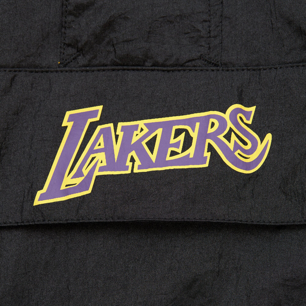 MENS MITCHELL & NESS NBA TEAM OG 2.0 ANORAK WINDBREAKER VINTAGE LOGO LAKERS