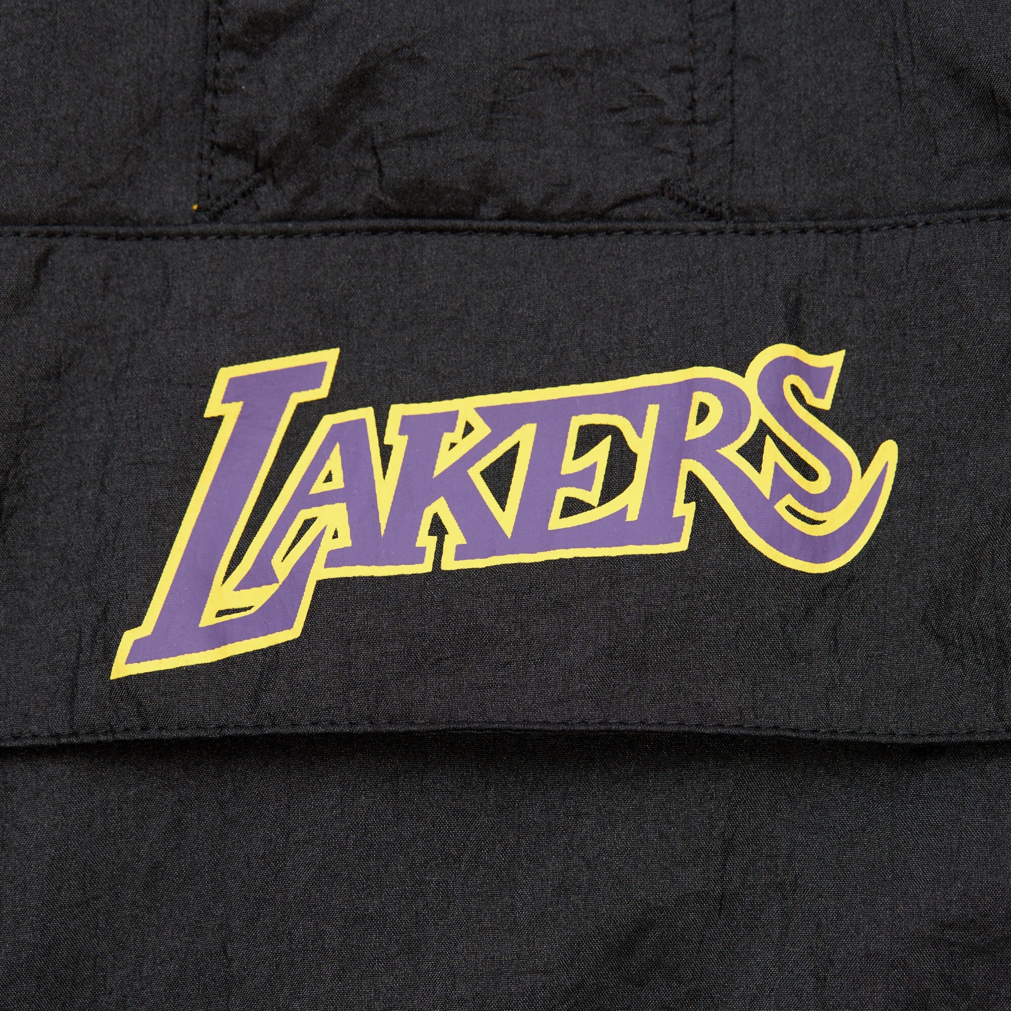 MENS MITCHELL & NESS NBA TEAM OG 2.0 ANORAK WINDBREAKER VINTAGE LOGO LAKERS