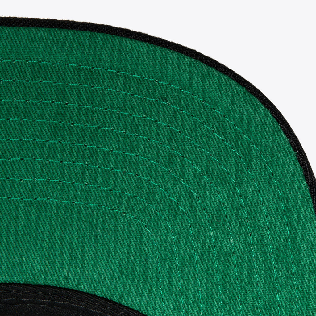 MENS MITCHELL & NESS NBA TOP SPOT SNAPBACK HWC HEAT - BLACK