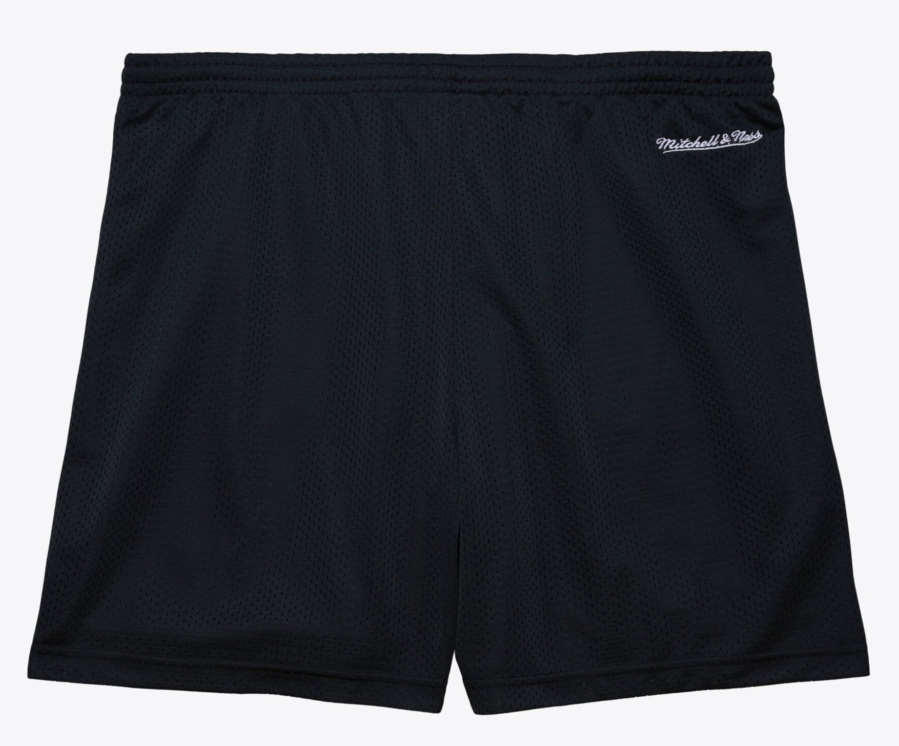 MENS MITCHELL & NESS NBA GAMEDAY MESH 7IN SHORTS VINTAGE LOGO HEAT
