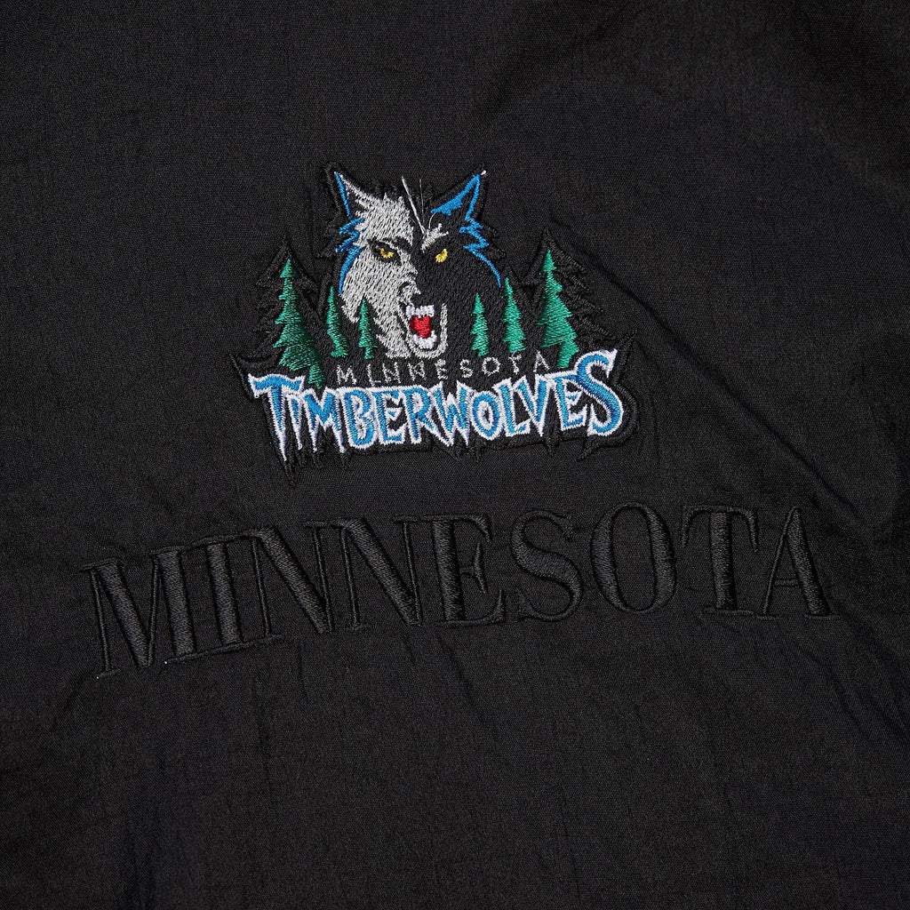 MENS MITCHELL & NESS NBA TEAM OG 3.0 ANORAK VINTAGE LOGO TIMBERWOLVES