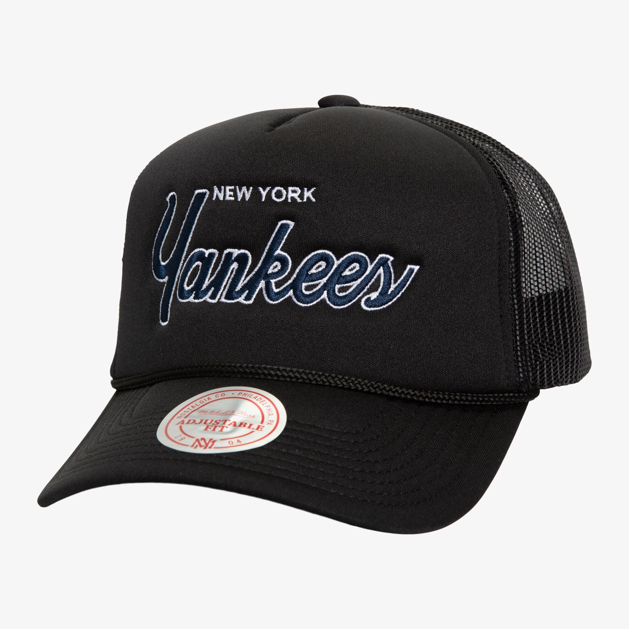 Mens Mitchell & Ness MLB SCRIPT TRUCKER YANKEES