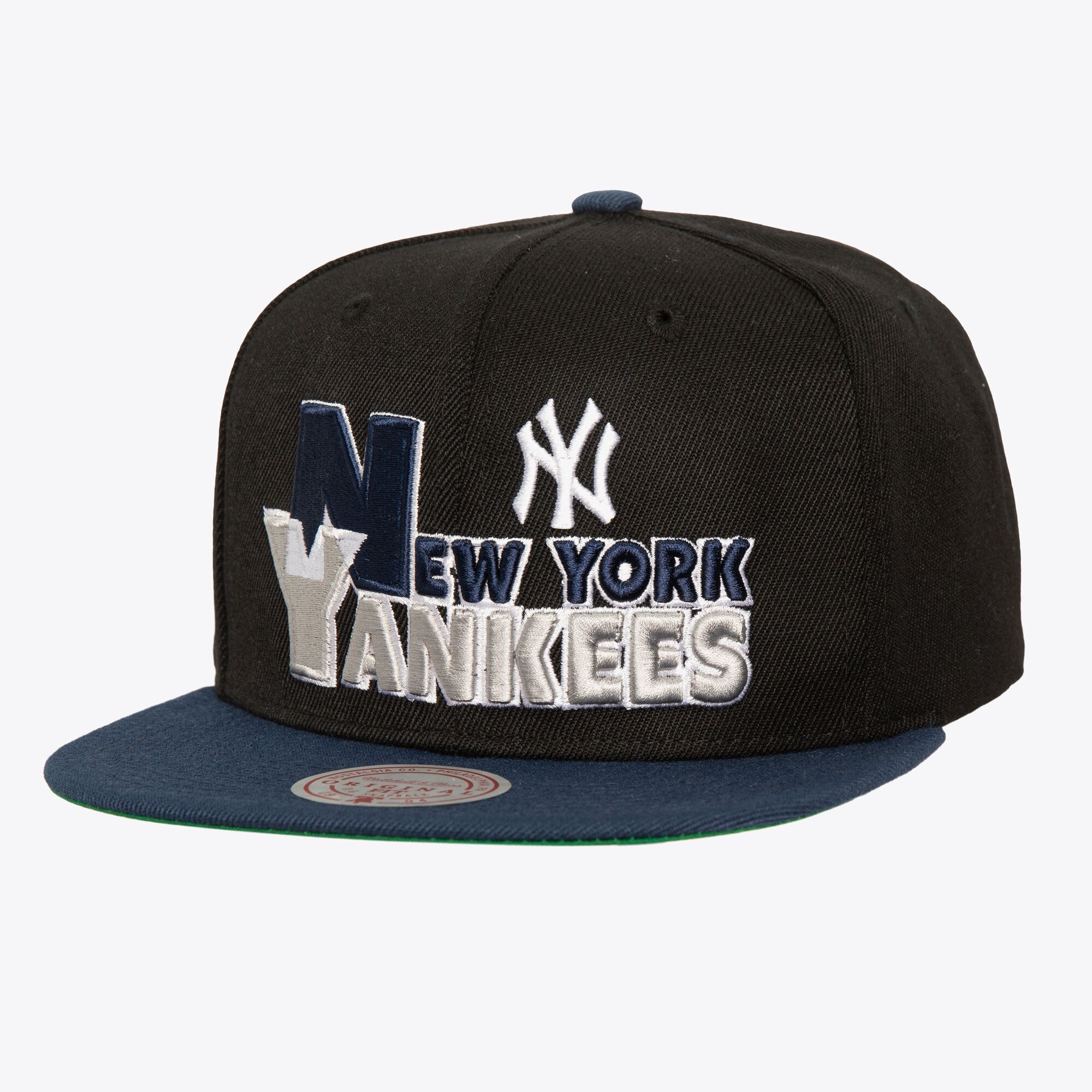 Mens Mitchell & Ness MLB TEXT STACK 1 SNAPBACK YANKEES