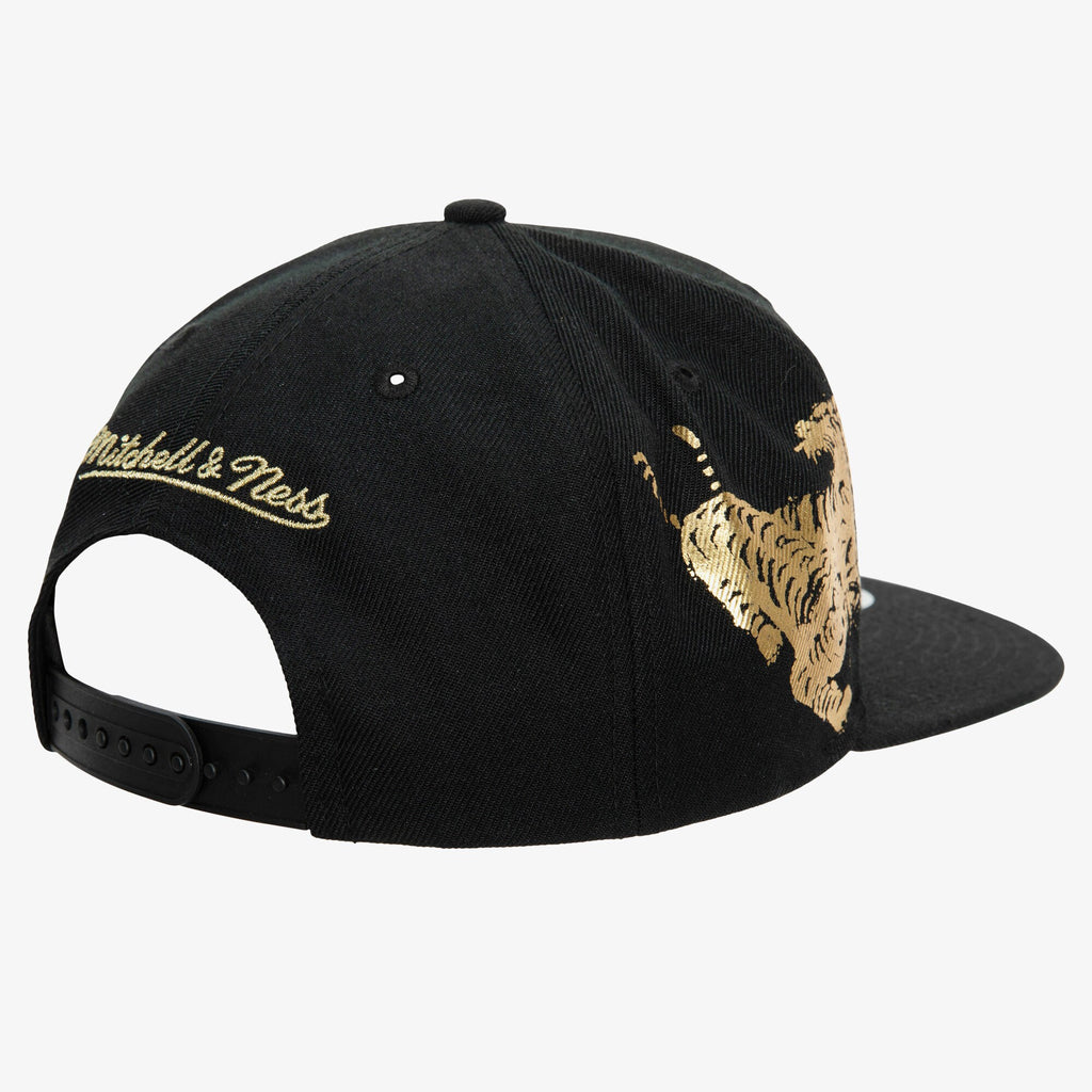 MENS MITCHELL & NESS NBA WATER TIGER SNAPBACK HWC 76ERS - BLACK