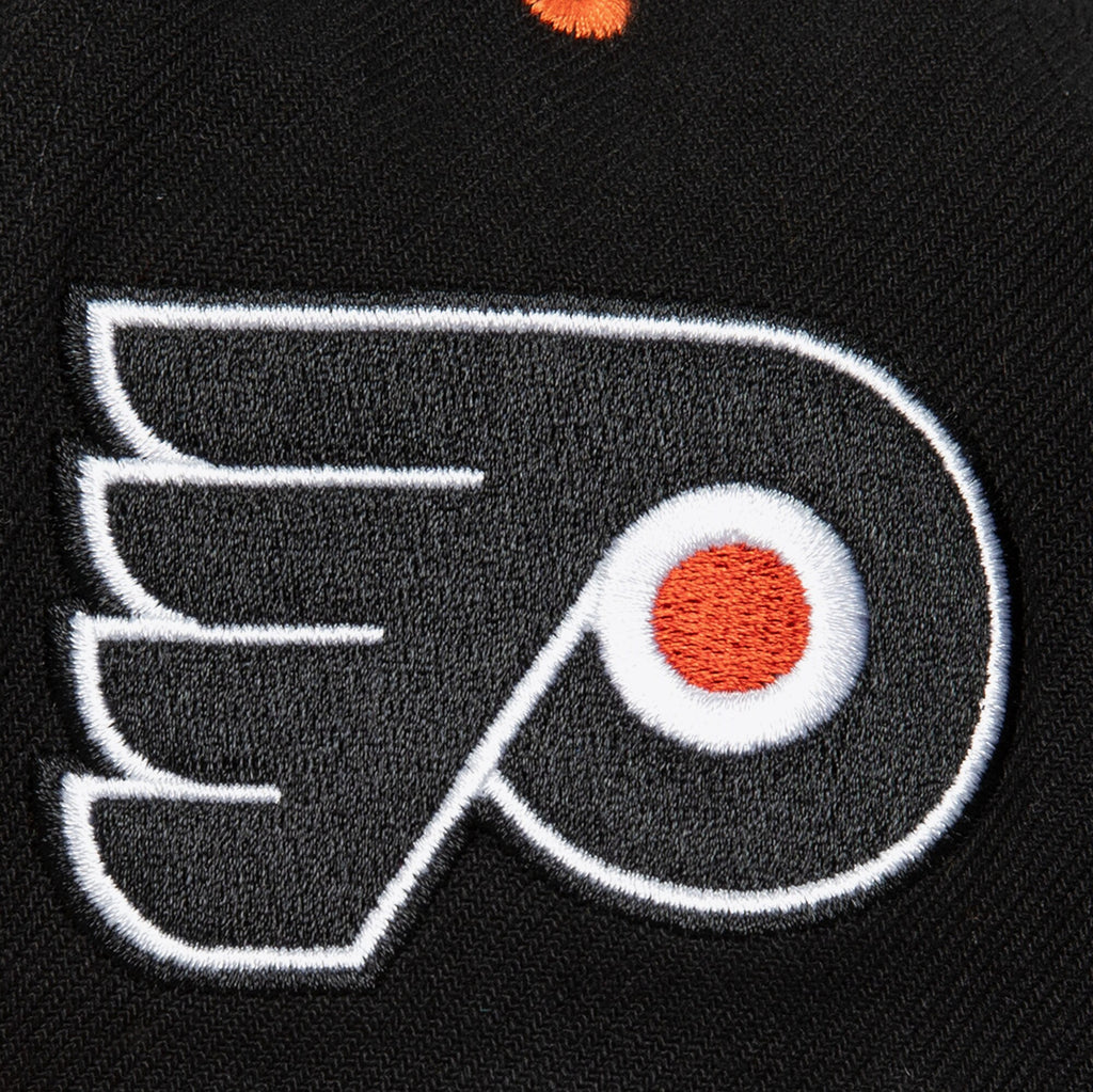 MENS MITCHELL & NESS NHL TAILSWEEP 2.0 PRO SNAPBACK FLYERS - BLACK