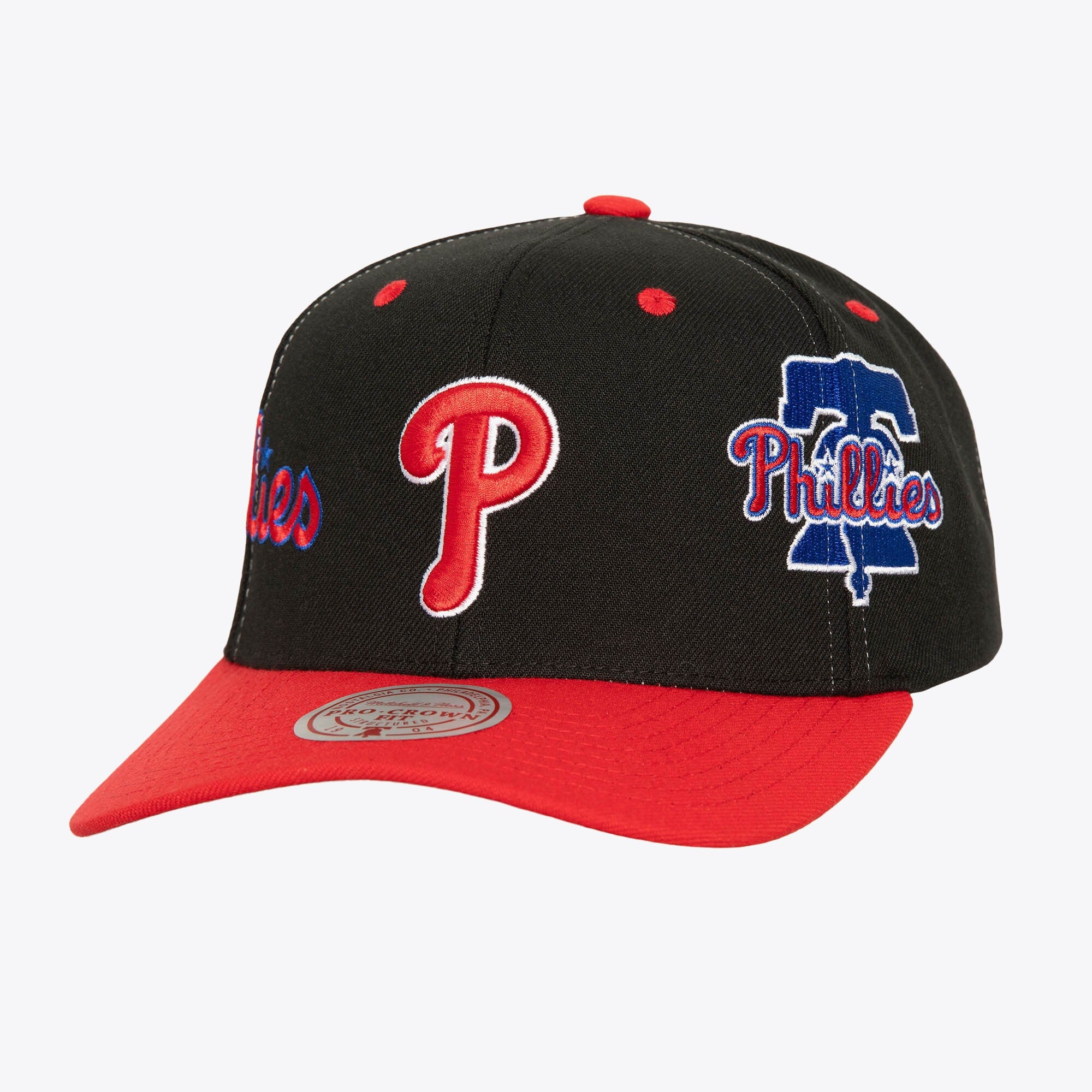Mens Mitchell & Ness MLB OVERBITE PRO SNAPBACK PHILLIES