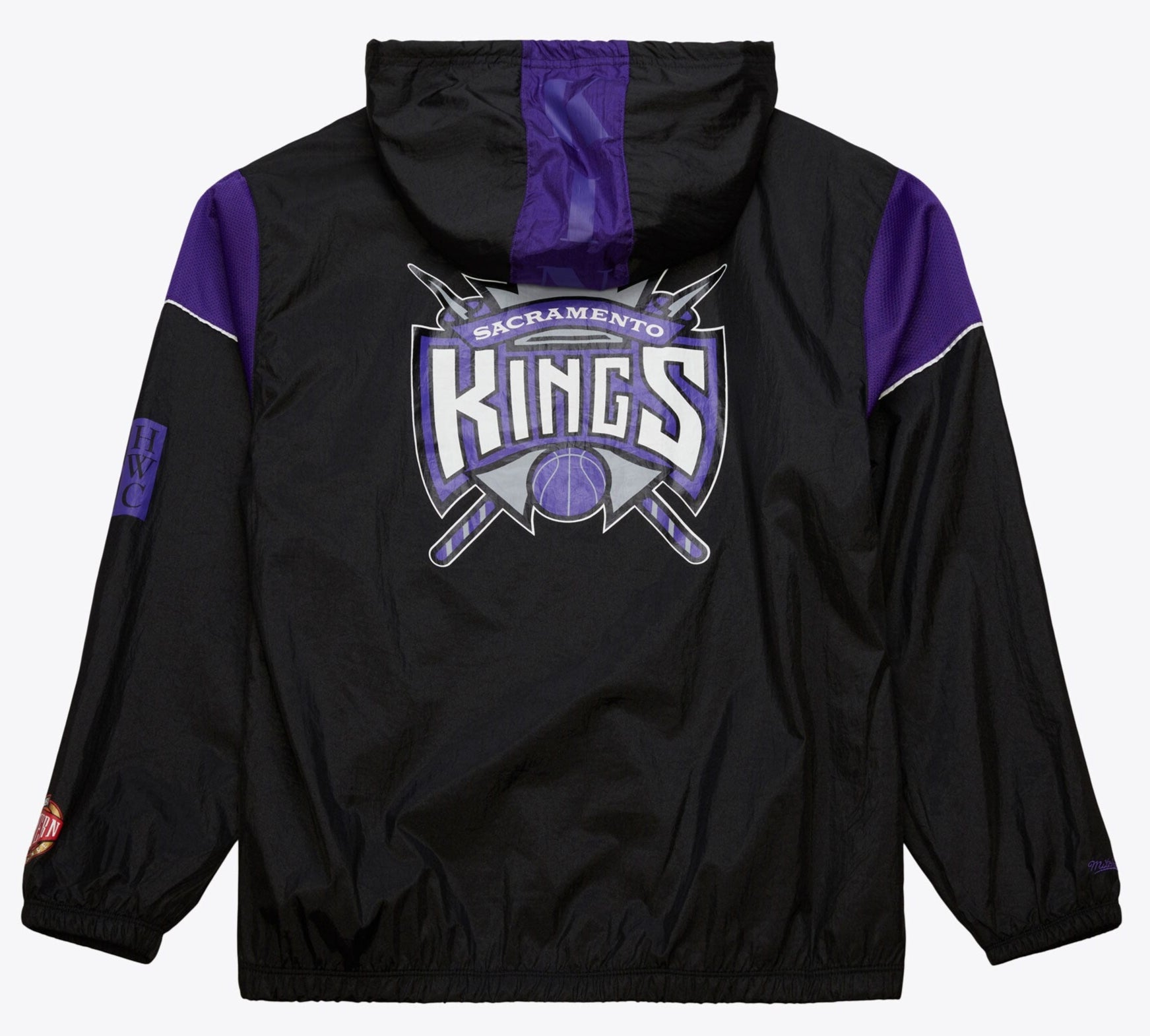 MENS MITCHELL & NESS NBA TEAM OG 3.0 ANORAK VINTAGE LOGO KINGS