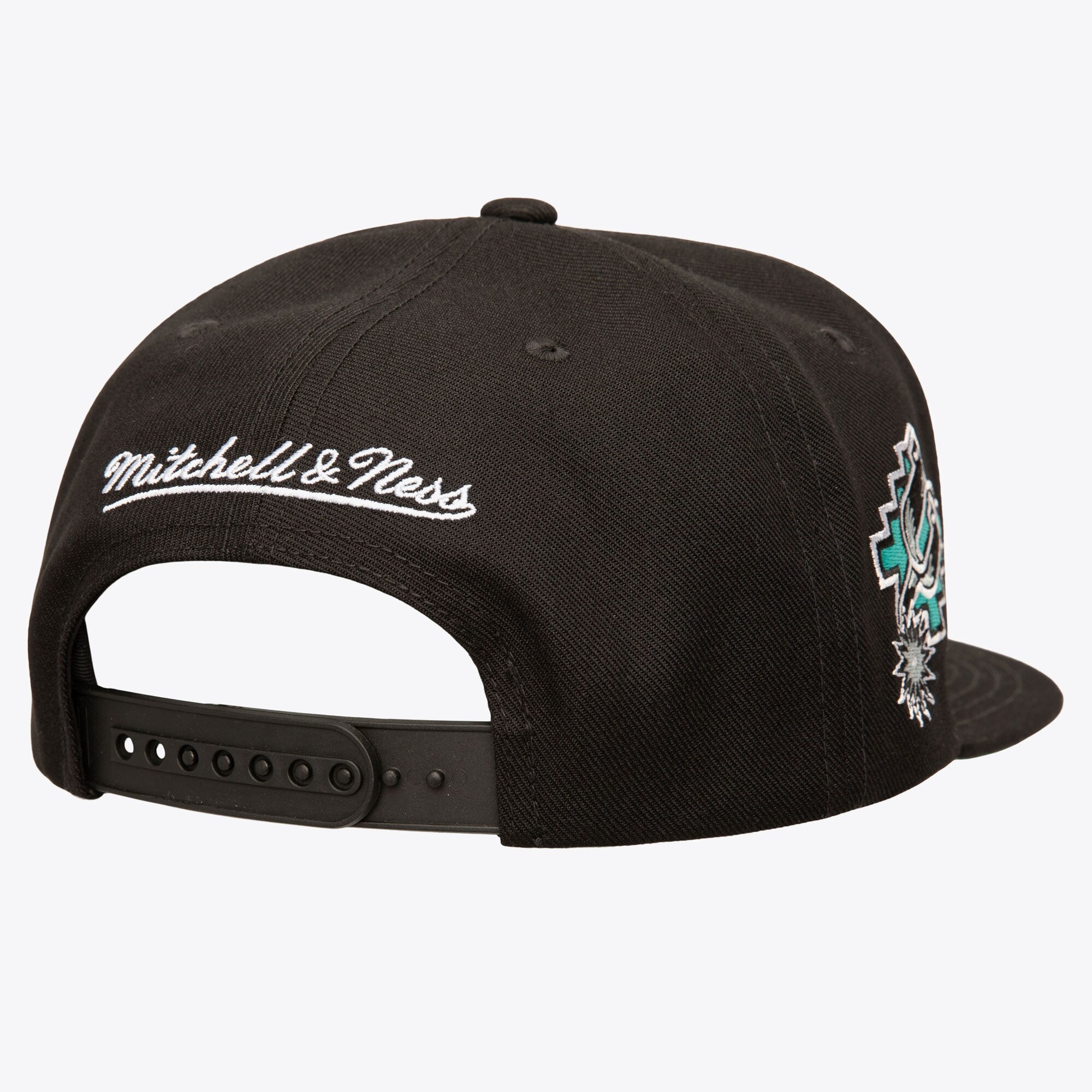 Mens Mitchell & Ness NBA DOUBLE UP SNAPBACK HWC SPURS