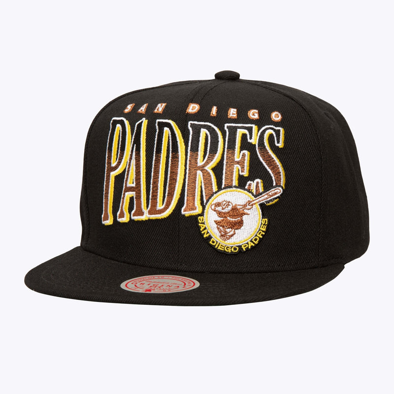 Mens Mitchell & Ness MLB LINE WORK SNAPBACK COOP PADRES