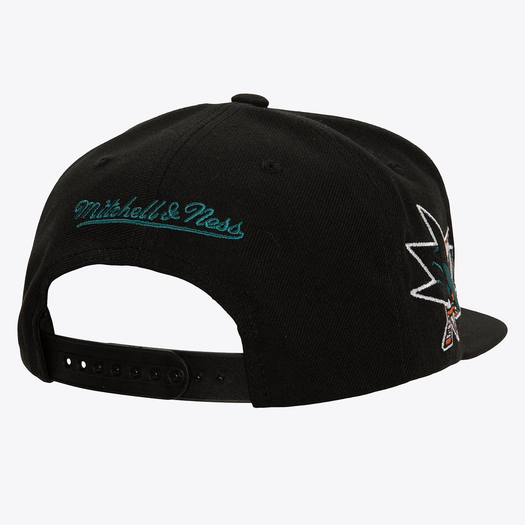 MENS MITCHELL & NESS NHL RETRO SPORT SNAPBACK SHARKS