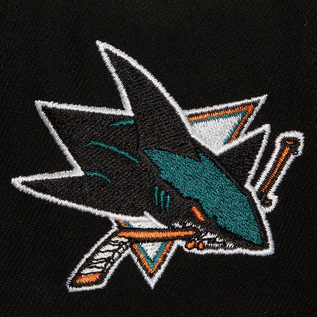 MENS MITCHELL & NESS NHL RETRO SPORT SNAPBACK SHARKS