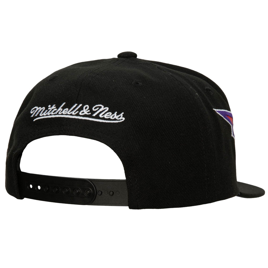 MENS MITCHELL & NESS NBA DOUBLE TROUBLE SNAPBACK HWC RAPTORS - BLACK