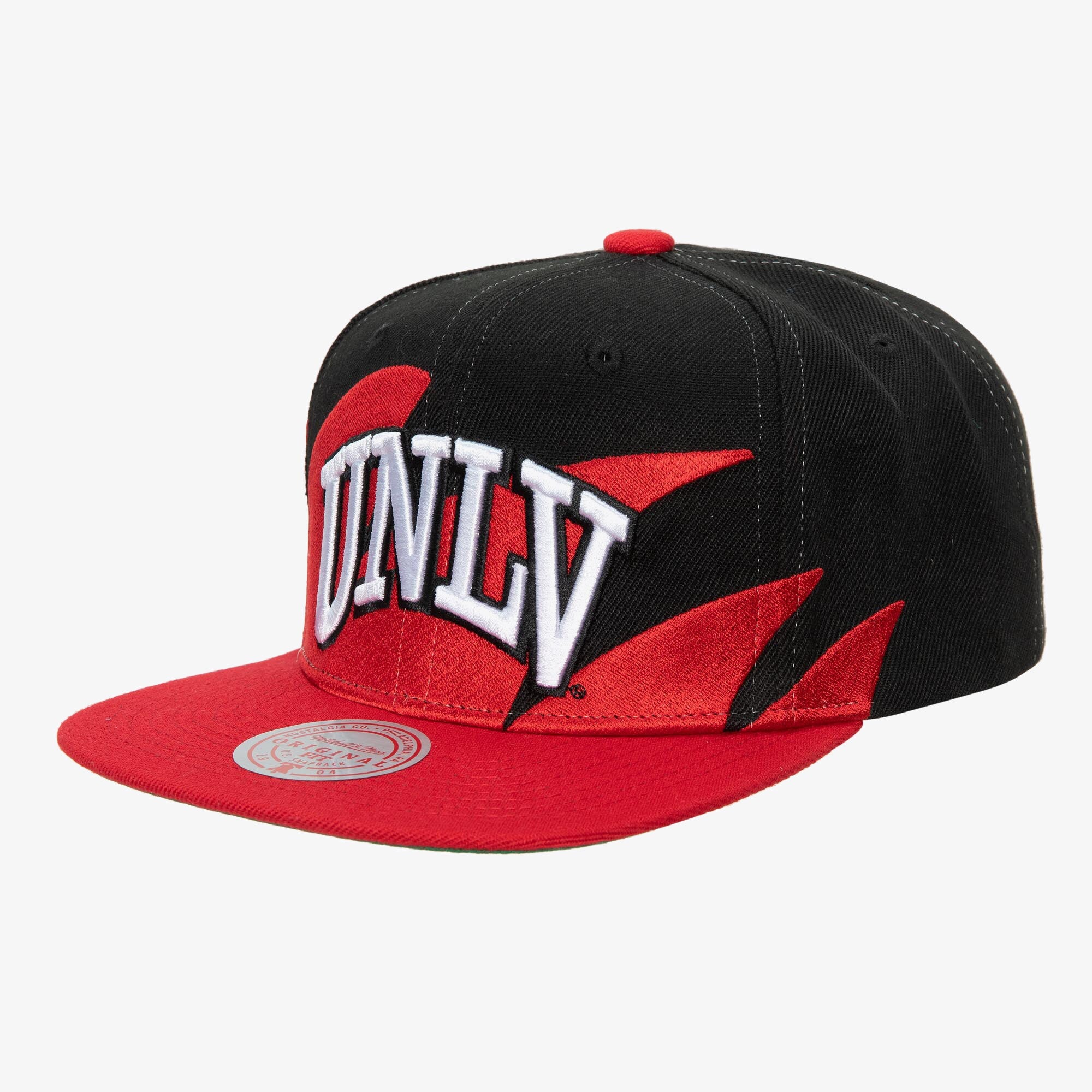 Mens Mitchell & Ness NCAA SHARKTOOTH SNAPBACK UNLV