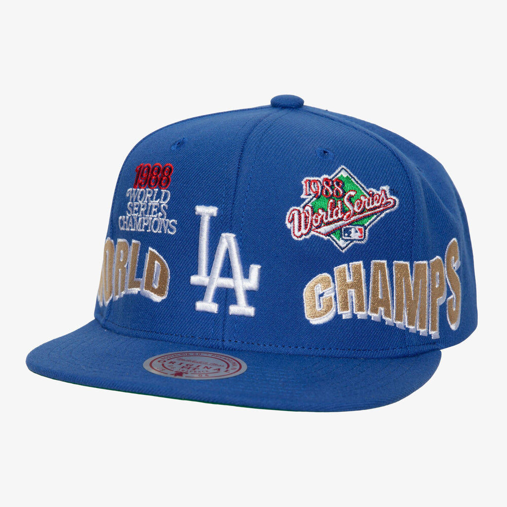Mens Mitchell & Ness MLB WORLD CHAMPS SNAPBACK COOP DODGERS
