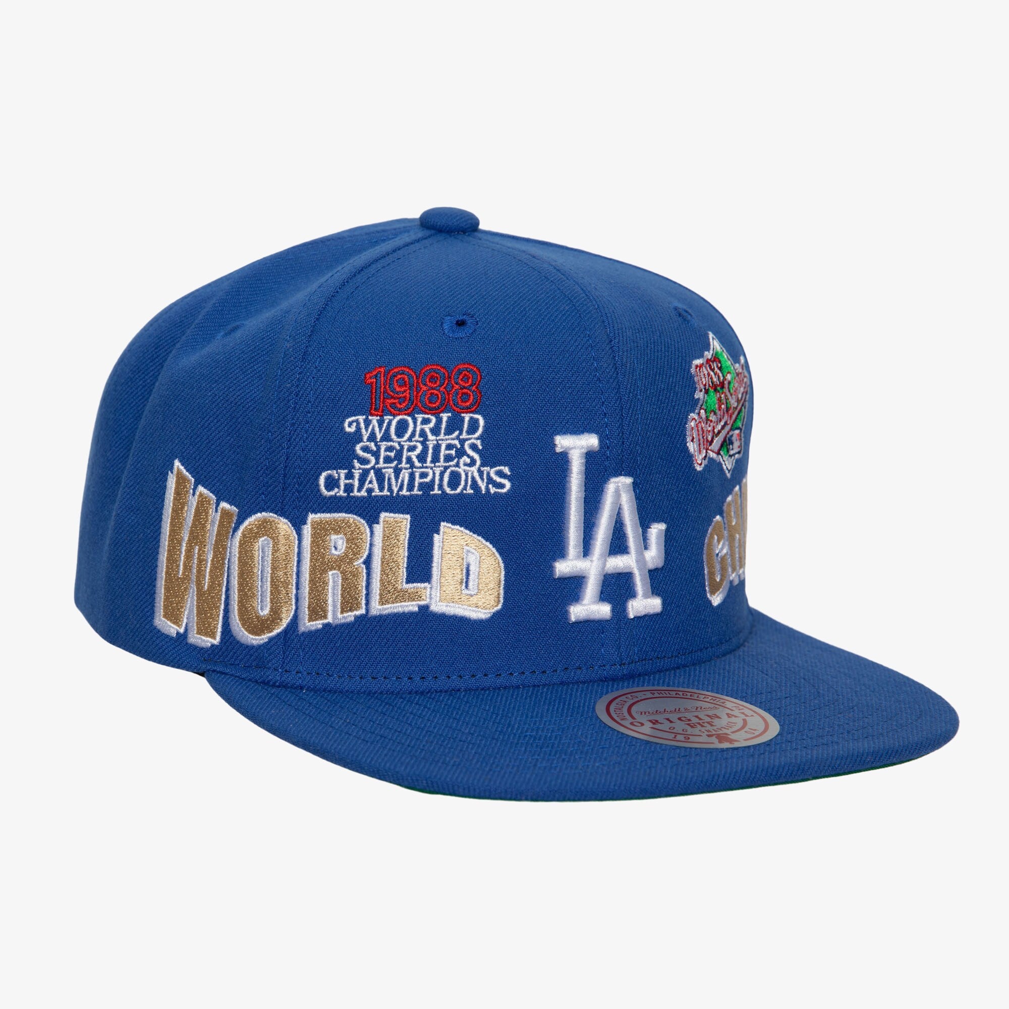 Mens Mitchell & Ness MLB WORLD CHAMPS SNAPBACK COOP DODGERS