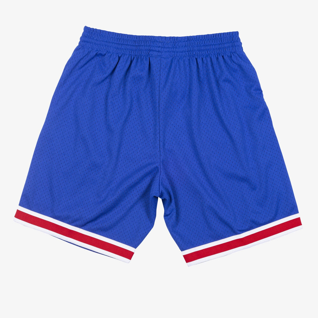 MENS MITCHELL & NESS NBA ROAD SWINGMAN SHORTS NETS 93-94