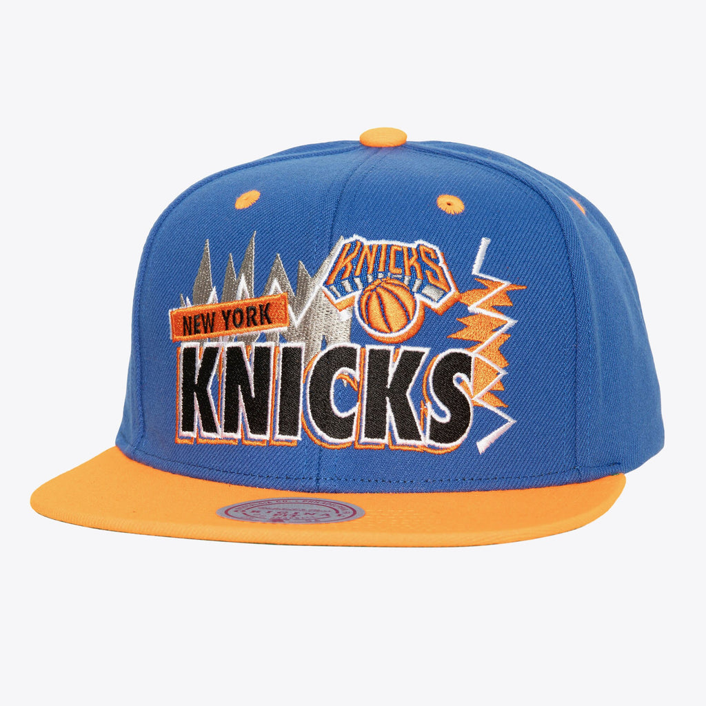 MENS MITCHELL & NESS NBA BUZZ SNAPBACK KNICKS - BLUE