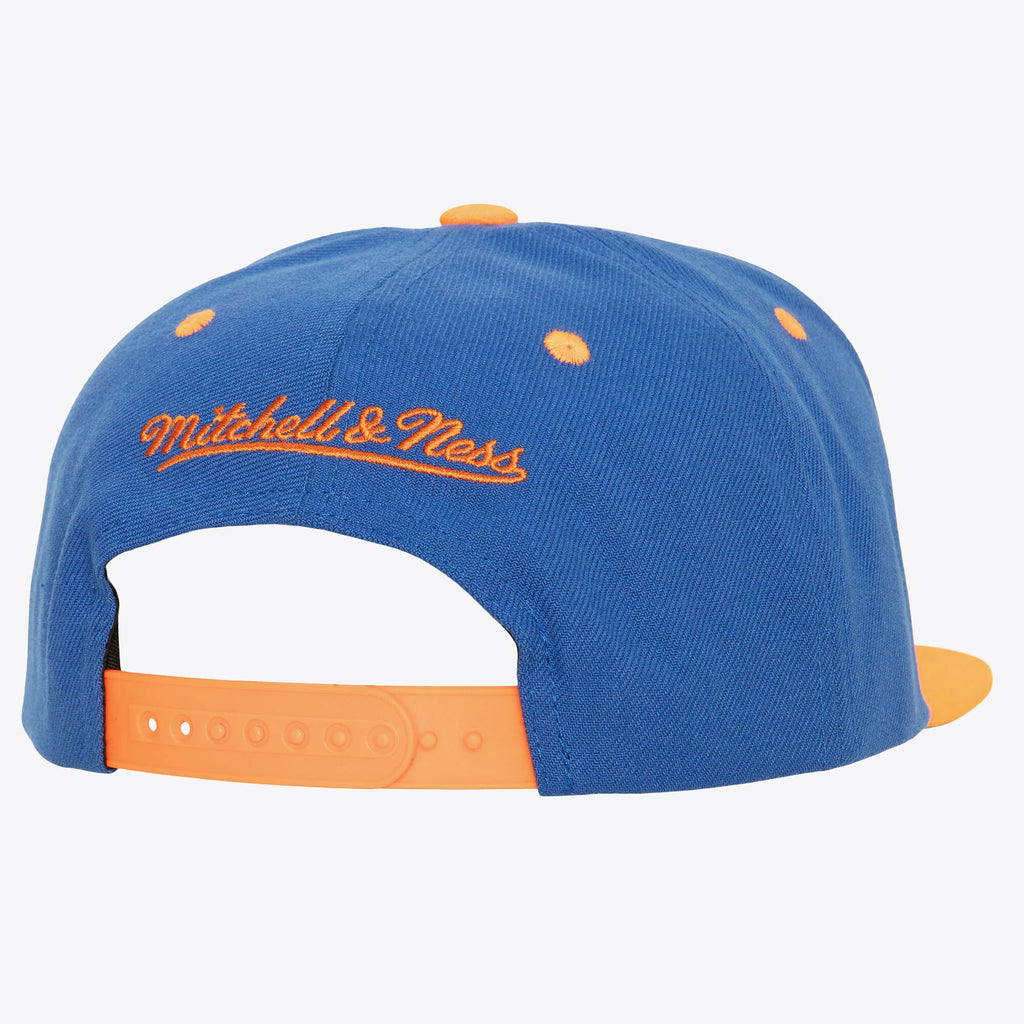 MENS MITCHELL & NESS NBA BUZZ SNAPBACK KNICKS - BLUE