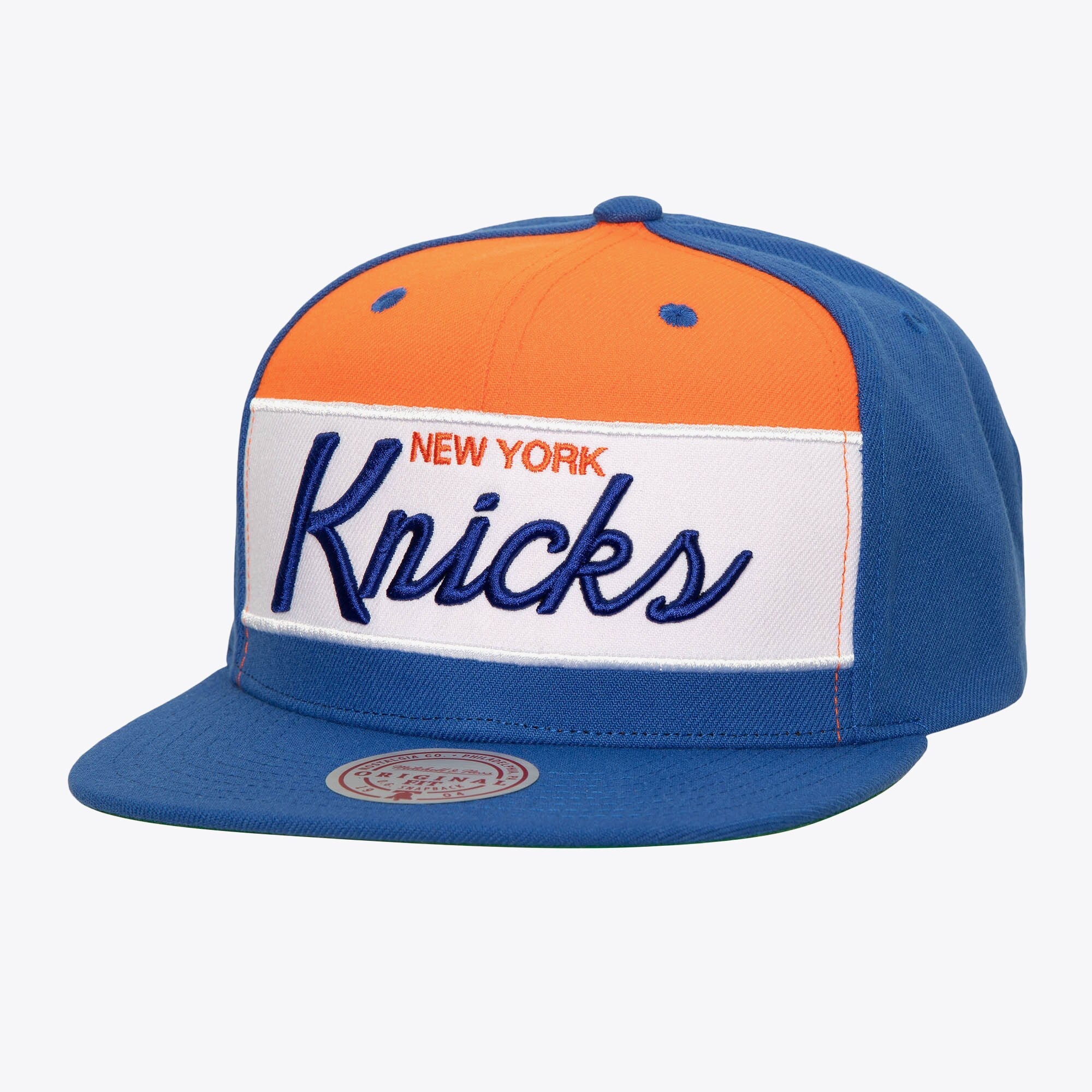MENS MITCHELL & NESS NBA RETRO SPORT SNAPBACK KNICKS - BLUE