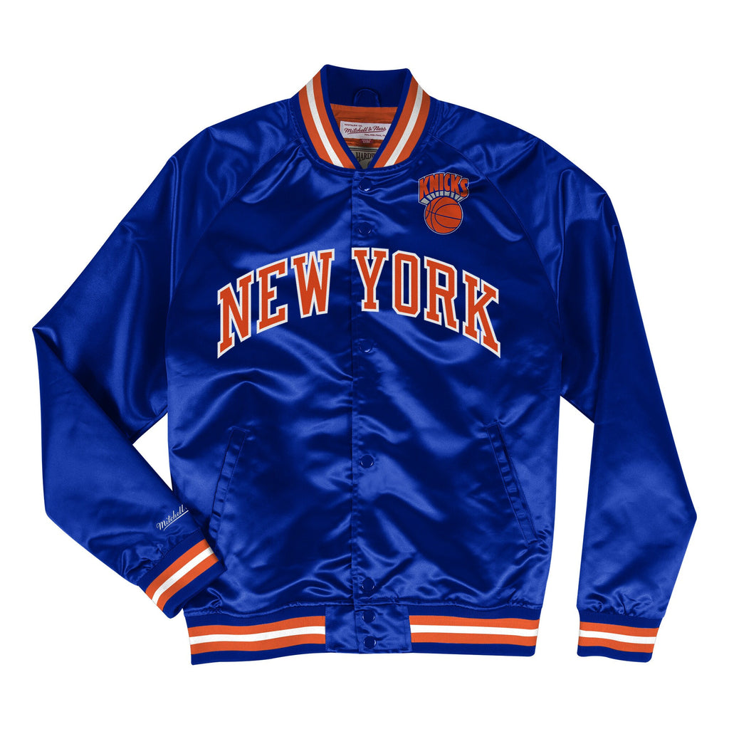 Mens Mitchell & Ness NBA LIGHTWEIGHT SATIN JACKET KNICKS