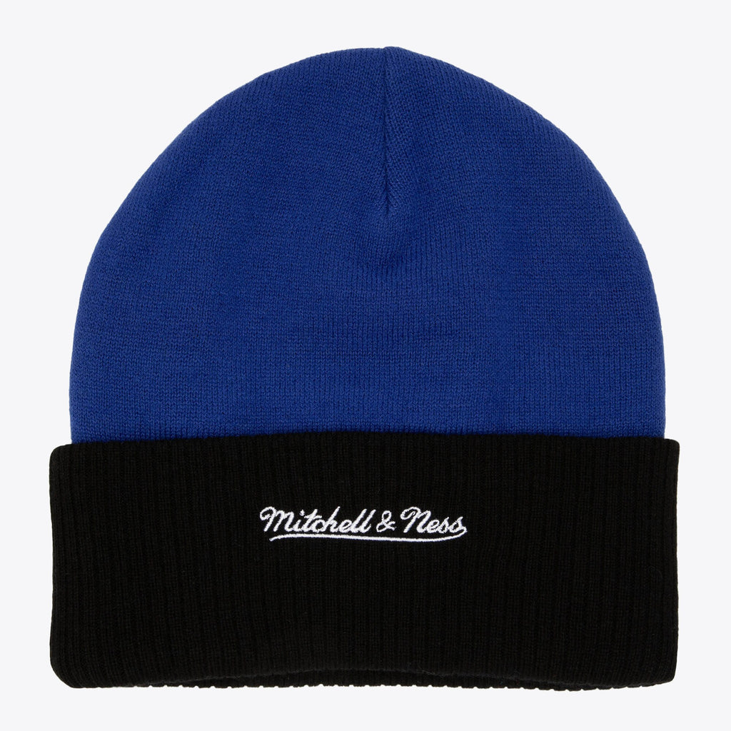 MENS MITCHELL & NESS NBA JUST DON CASHMERE KNIT HWC KNICKS - BLUE