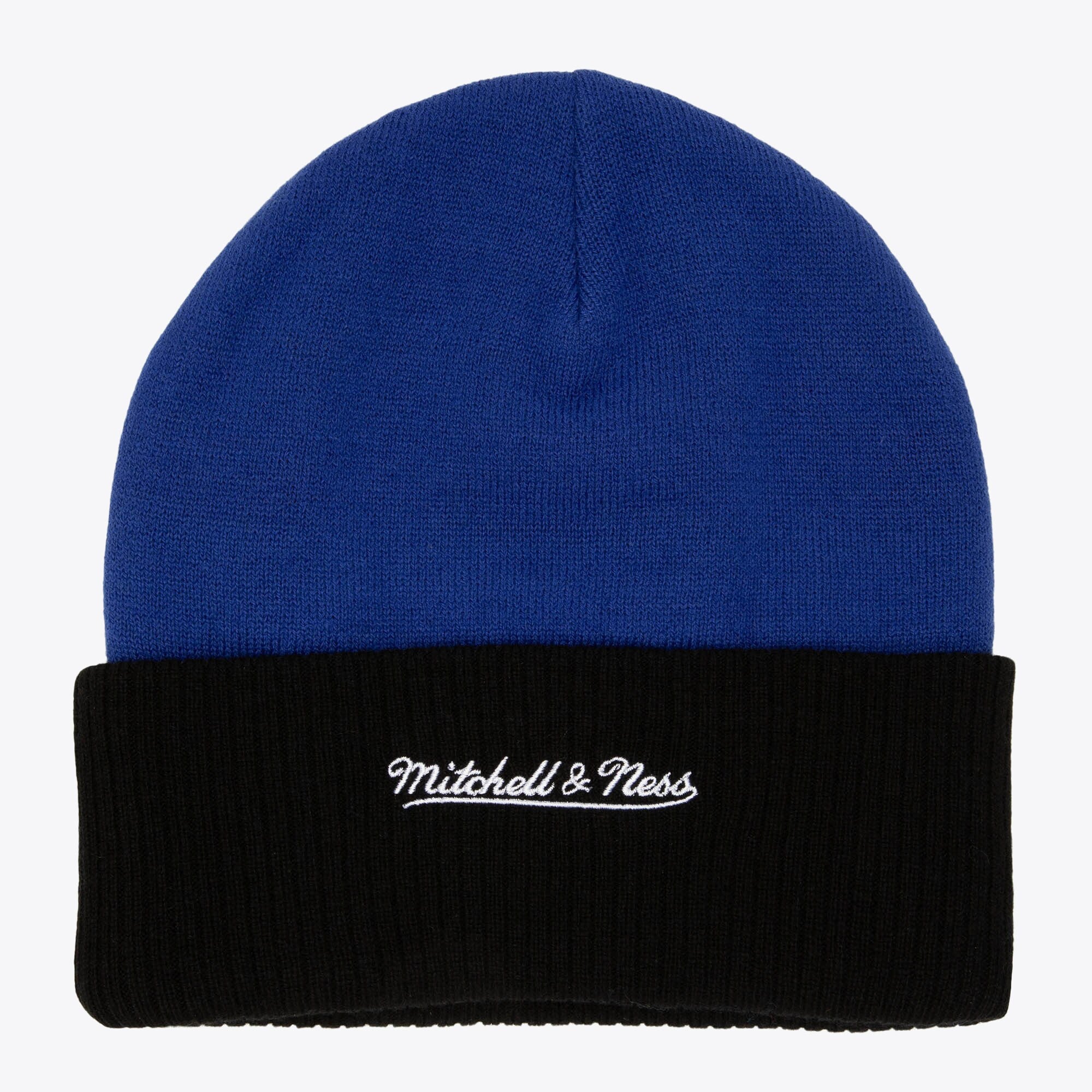 MENS MITCHELL & NESS NBA JUST DON CASHMERE KNIT HWC KNICKS - BLUE