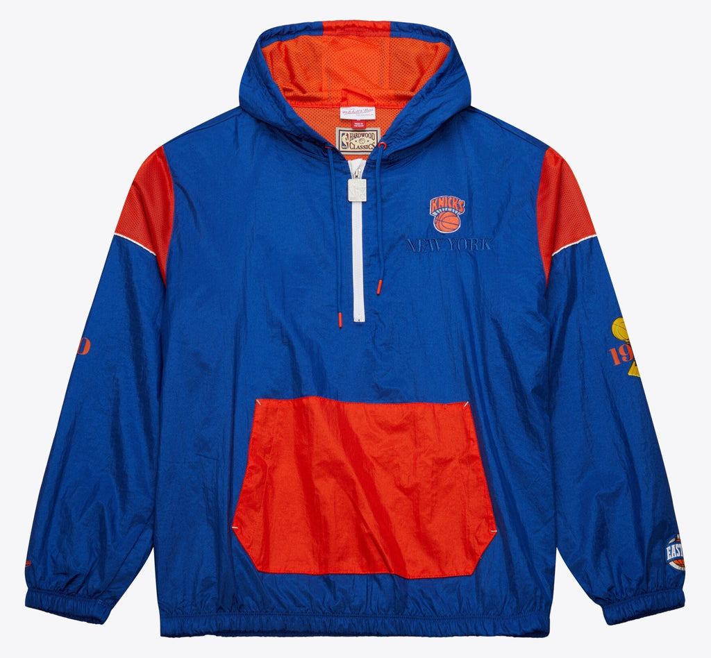 MENS MITCHELL & NESS NBA TEAM OG 3.0 ANORAK VINTAGE LOGO KNICKS