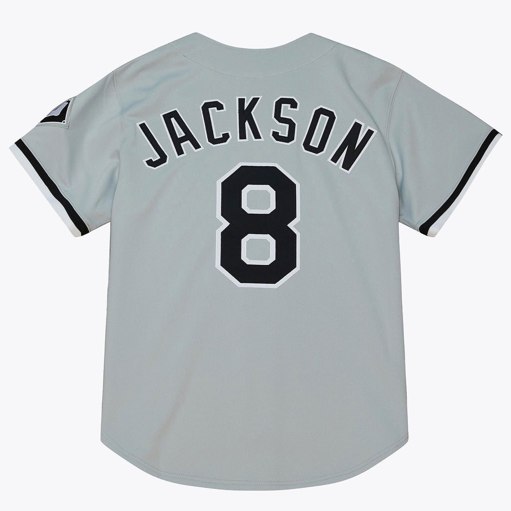 Mens Mitchell & Ness MLB ROAD JERSEY WHITE SOX 1993 BO JACKSON