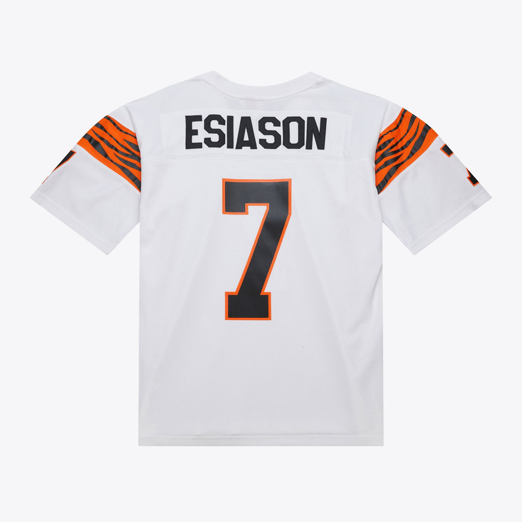 Mens Mitchell & Ness NFL WHITE JERSEY BENGALS 1984 BOOMER ESIASON
