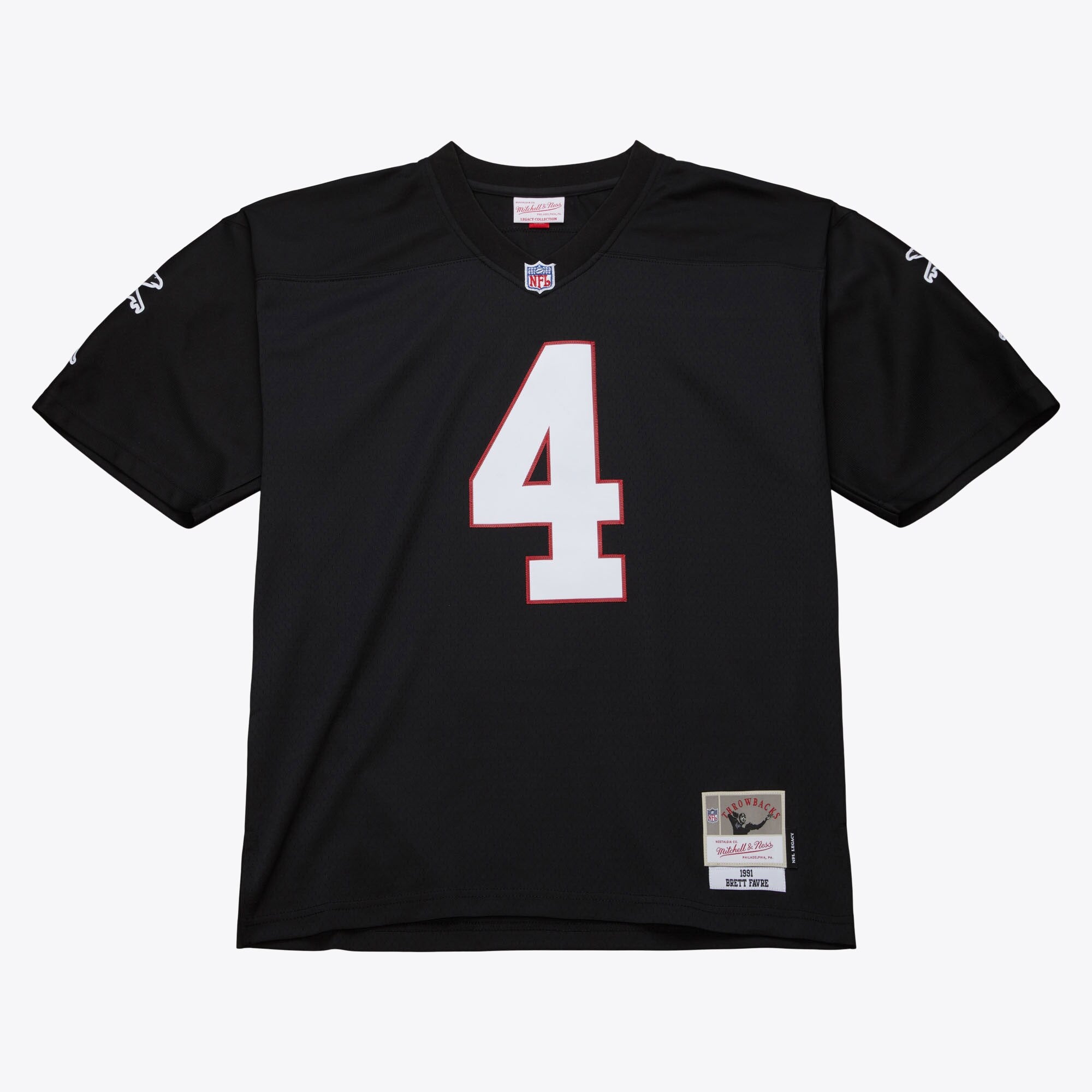Mens Mitchell & Ness NFL DARK JERSEY FALCONS 1991 BRETT FAVRE