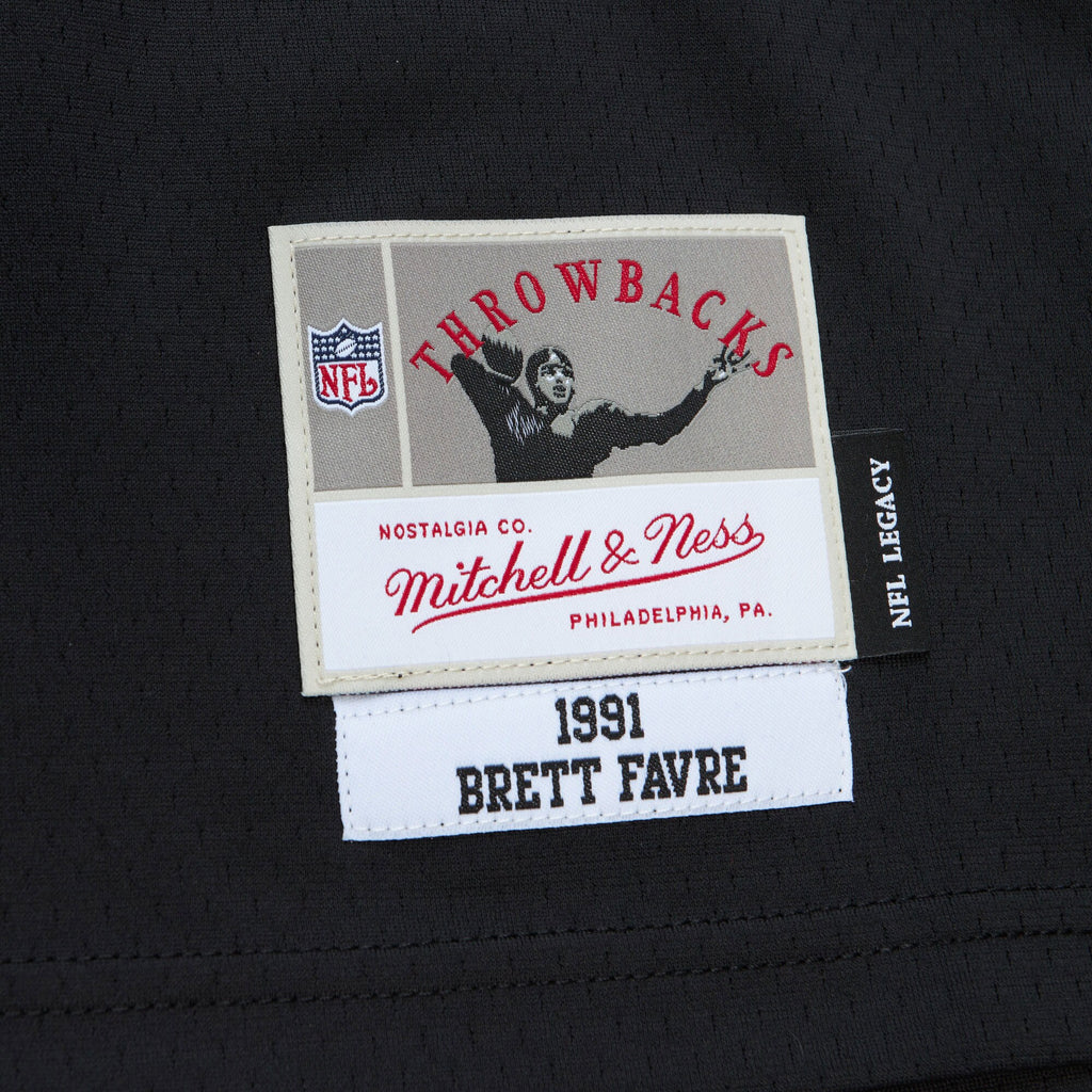 Mens Mitchell & Ness NFL DARK JERSEY FALCONS 1991 BRETT FAVRE