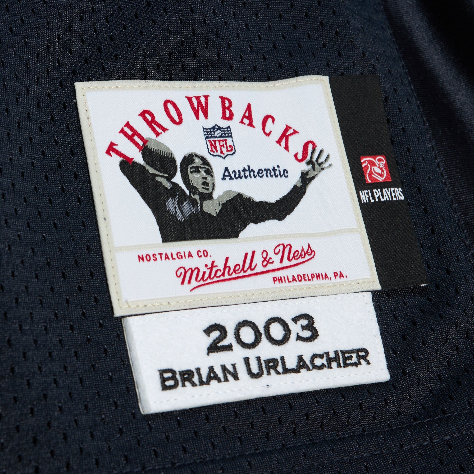 Mens Mitchell & Ness NFL DARK JERSEY BEARS 2003 BRIAN URLACHER