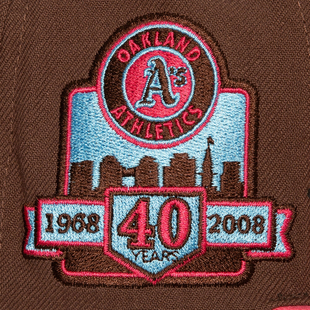 MENS MITCHELL & NESS MLB THE DAMN SNAPBACK COOP ATHLETICS - BROWN