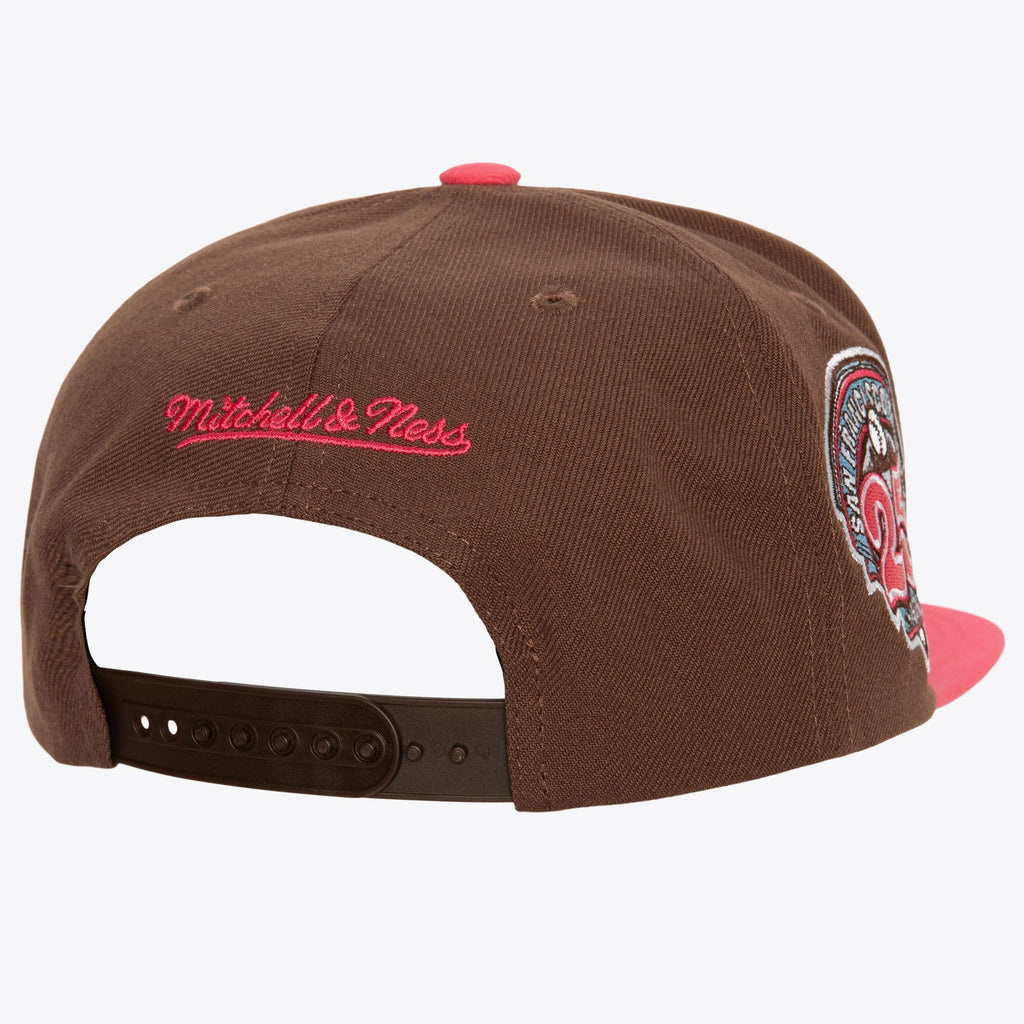 MENS MITCHELL & NESS MLB THE DAMN SNAPBACK COOP GIANTS - BROWN