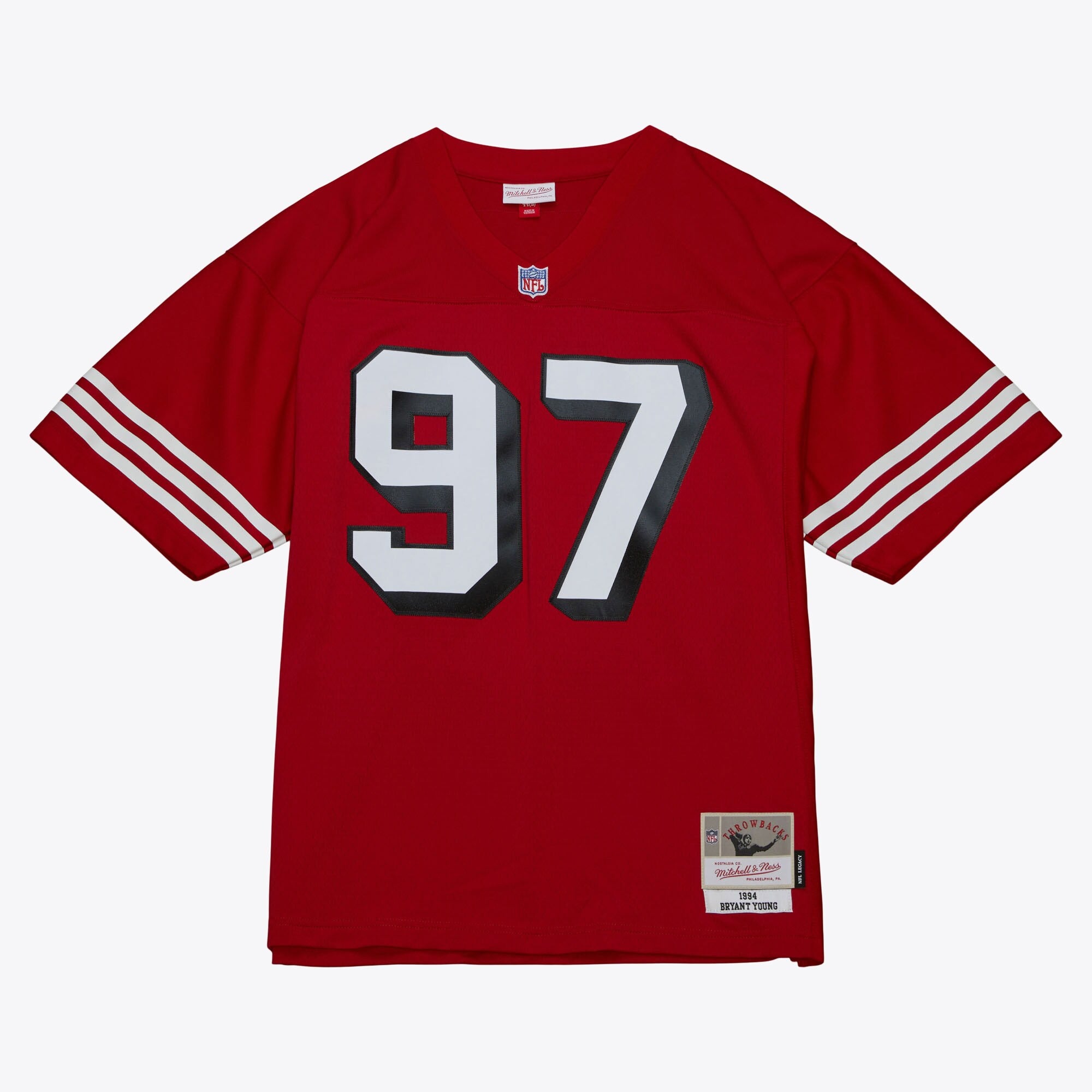 MENS MITCHELL & NESS NFL LEGACY JERSEY 49ERS 1994 BRYANT YOUNG